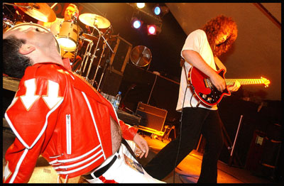Queen tribute band, Killer Queen in concert.